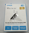 Anker 10' pleciony kabel szybkiego ładowania Lightning na USB-C - biały certyfikat MFi