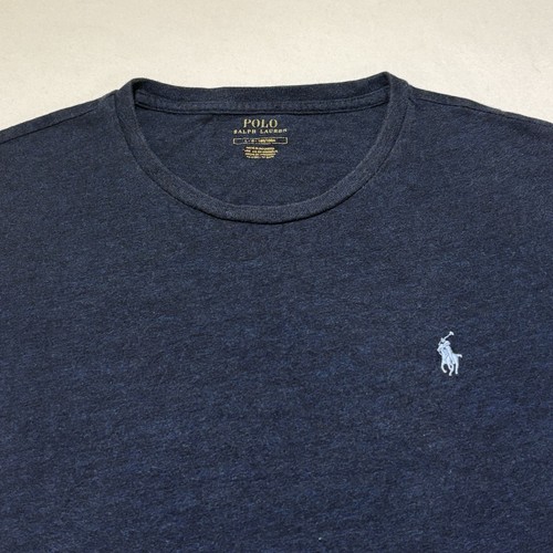 Polo Ralph Lauren uomo maglietta girocollo manica corta grande blu navy - Foto 2 di 12