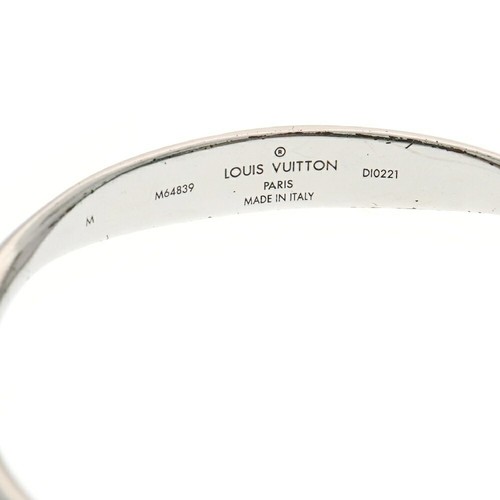 Brazalete Pulsera Johnk Monograma Talla M LOUIS VUITTON Plata Metal M64839 Color - Imagen 5 de 6