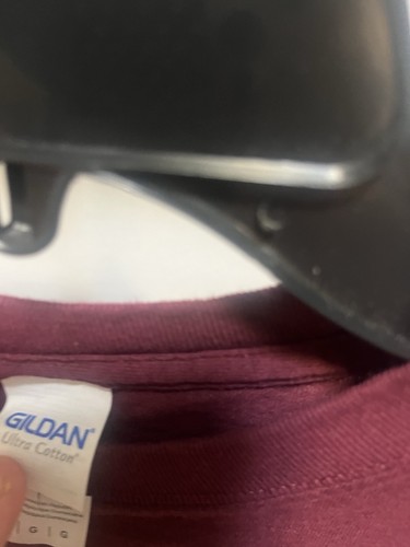 Vintage Harvard University Herren Large Veritas Logo Grafik T-Shirt weinrot - Bild 5 von 8