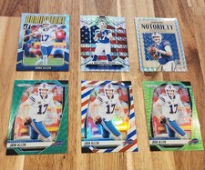 Lot (6) Josh Allen Reigning MVP Prizm/Holo Inserts & Variants Buffalo Bills NFL