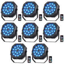 RGB 12LED Par Light With Remote Sound Active Battery Powered Stage DJ Party