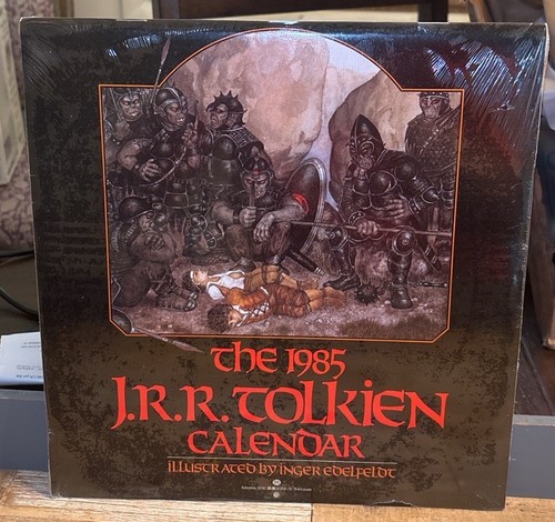 J.R.R. Tolkien/Lord of the Rings ‘85 Calendar/RARE/100% FACTORY-SEALED in 1984! - Picture 1 of 19