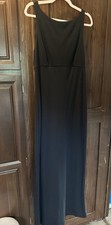 BCBG Max Azria Women’s Large Black Maxi Semi Formal Halter Dress