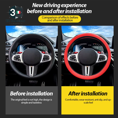 Coprivolante Auto in Silicone Universale Antiscivolo 12 Colori Lavabile - Imagen 3 de 20