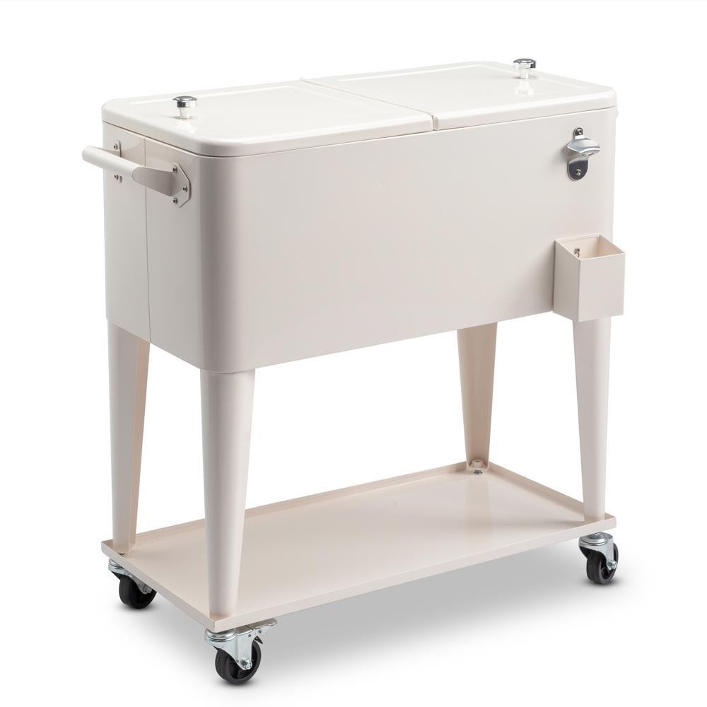 Cart 4 Wheel Picnic Camping Beverage Cart Ice Beer Chest