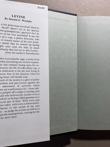 LEVINE by Donald Westlake 1984 Mysterious Press FIRST EDITION hardcover HCDJ - Picture 2 of 6