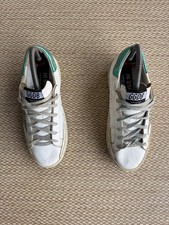 Golden Goose Hi Star White Leather Glitter Star Platform Sneakers EU 36 US 6 Mad