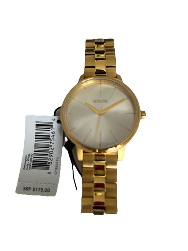 Nixon Kensington Women's Wristwatch Gold White A099 508 New - Picture 2 of 6
