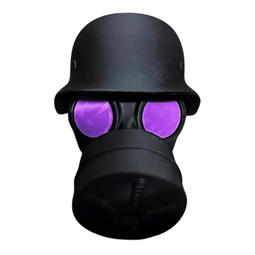 Abdeckkappe STAHLHELM MIT GAS-MASKE Schutzkappe Anhängerkupplung Schutz - Bild 25 von 30