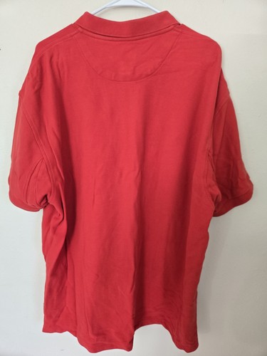 Orvis Poloshirt Herren 2XL rot Baumwolle klassisch Fliegenfischen Logo KOSTENLOSER VERSAND - Bild 5 von 5