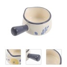 Keramikmilch Pfanne Minisauce Pfanne Haushalt Milch Topf Keramik Sauce Gewürz