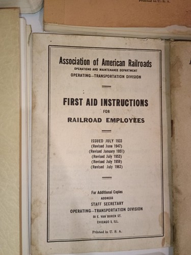 Association Of American Railroads Operations & Maintenance Book Lot - Must See - Picture 8 of 16