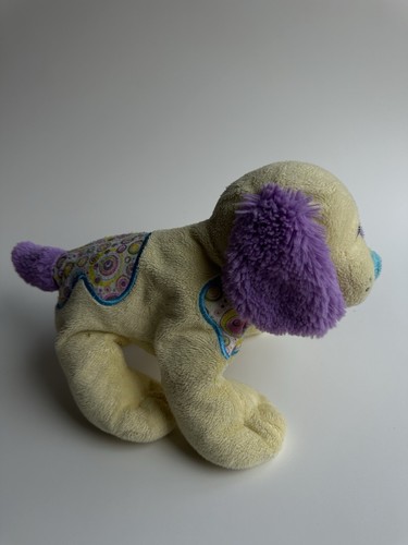 GANZ Webkinz JELLY BEAN PUPPY Stuffed Animal Plush Toy NO CODE 8" yellow purple - Picture 7 of 11