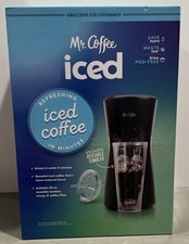 Mr. Coffee Iced Coffee Maker with 22oz Reusable Tumbler and Coffee Filter NEW!