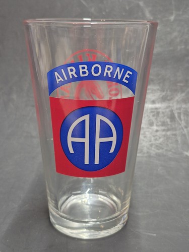 George Killian's Irish Red US Army 82nd Airborne Beer Glass - Picture 2 of 4