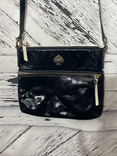 KATE SPADE BEACON Court Black Leather Shoulder Crossbody - Picture 2 of 12