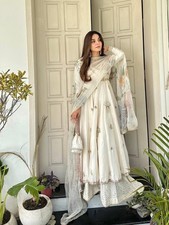 SALWAR KAMEEZ PAKISTANI INDIAN WEDDING PARTY DRESS BOLLYWOOD SUIT SHARARA PLAZZO