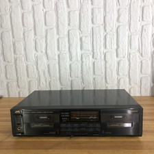 JVC TD-W330J Stereo Double Cassette Deck Dolby B-C NR Made in Japan Working