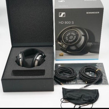 Sennheiser HD 800S Riferimento Cuffie Audiofile Retro Aperto Nero Boxato Giappone