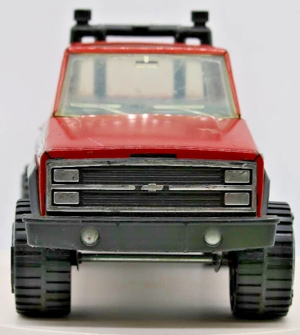 Tonka Chevrolet Pick Up Truck Red Road Runner Racing To Win - Image 4 of 4