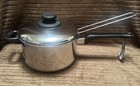 KitchenCraft Large Chip Pan with Basket and Lid 20cm, Stainless Steel, Silver 