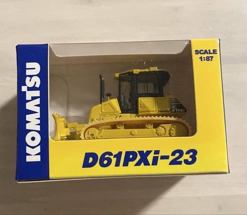 Komatsu D61PXi-23 Crawler Dozer Diecast Model 1:87 Japan Construction Miniature - Bild 9 von 12