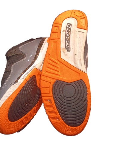 Nike™ Jordan Flight TR97 Mid Black Gym Orange Sneakers ~ 574417-004  Men Sz 11.5 - Picture 4 of 15