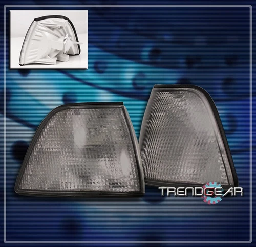 1992-1998 BMW E36 3-SERIES 4DR SMOKE CORNER SIGNAL LIGHTS 318I 320I 325I 328I M3