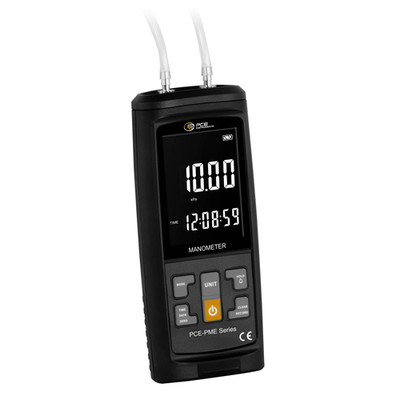 PCE Instruments Manometer Unterseite -1 bar Druckmessung Temperaturmessung