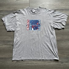 Nike 3 On 3 Shirt Hoop It Up Vintage Gray Men’s L USA Made Rare Basketball 90s