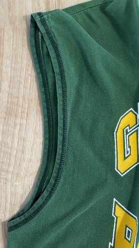 The Edge Used Green Bay Packers XL Cotton Muscle Shirt W/Graphics•GC - Picture 10 of 18