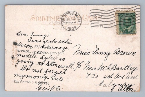 Antike Italien Postkarte ROM Kolosseum Pfalz Hügel Konstantinsbogen 1909 - Bild 2 von 2