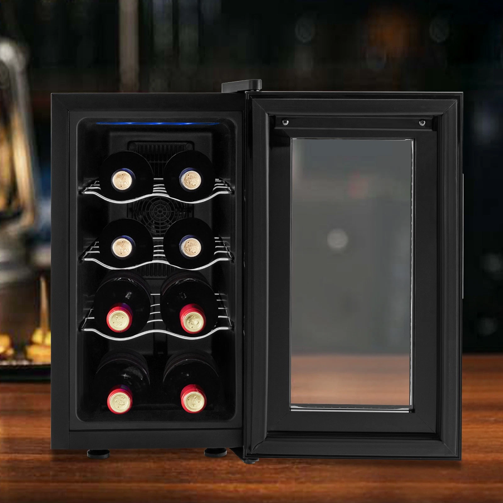 8-Bottle Wine Cooler Refrigerator 110V Freestanding For Home Bar Wine Fridge NEW
Opens in a new wind