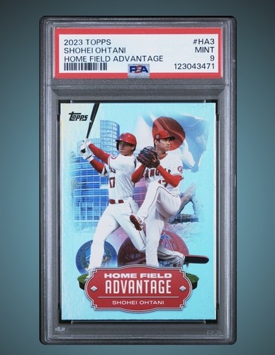 2023 Topps Home Field Advantage #HA3 SHOHEI OHTANI - PSA 9 MVP