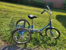 Worksman Adult Tricycle – 3-Wheel Bike with Large Basket – Heavy Duty USA Made