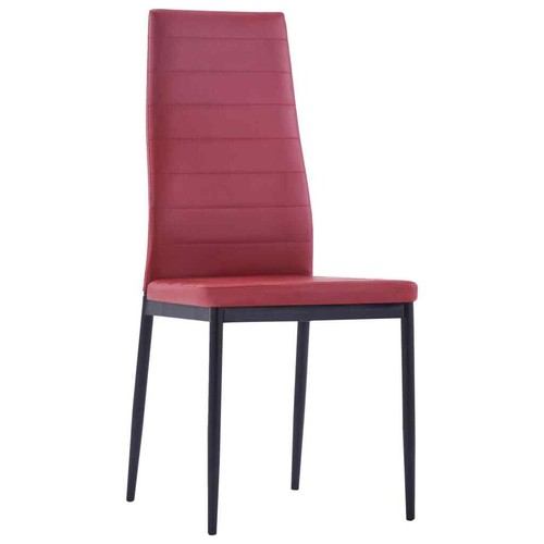 Five Piece Dining Set Red B2D2 - Picture 7 of 11