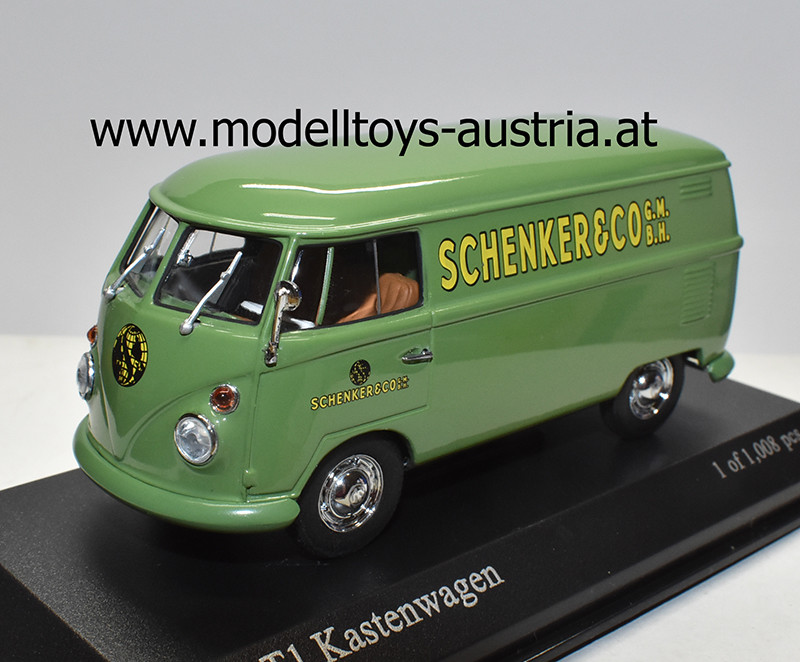 VW T1 Kastenwagen 1966 SCHENKER 1 43 Minichamps VW T1 Kastenwagen 1966 SCHENKER 1 43 Minichamps
