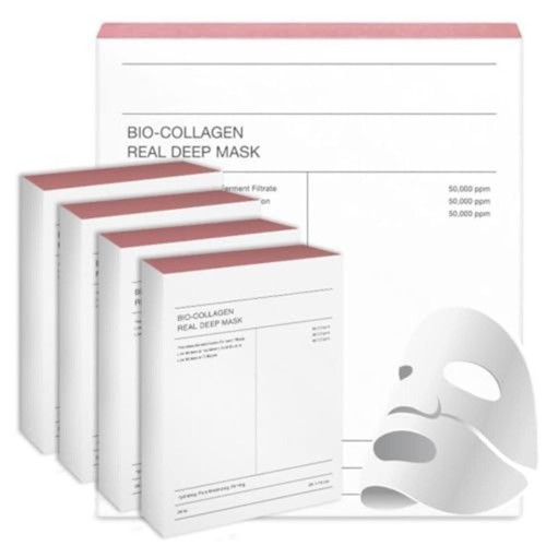 Bio-Collagen Real Deep Mask By BIODANCE/ Hydrating Overnight Sheet Mask 4pcs/Box - Picture 10 of 23