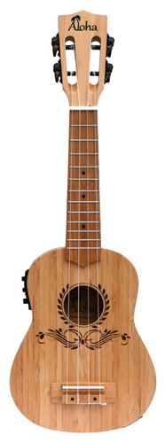 Aloha Ukulele Solid Top, Size and Back. With Active EQ.. (Canadian Brand) - Picture 4 of 6