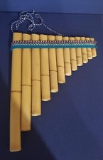 Handmade Peruvian Pan Flute 12 Pipes
