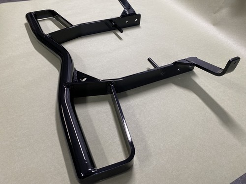 Barra de agarre para parachoques Yamaha Raptor 700r 06-25 aluminio 6061 negro brillante - Imagen 3 de 7
