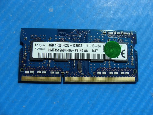 Lenovo E555 SK Hynix 4GB 1Rx8 PC3L-12800S Memory RAM SO-DIMM HMT451S6BFR8A-PB - Picture 1 of 2