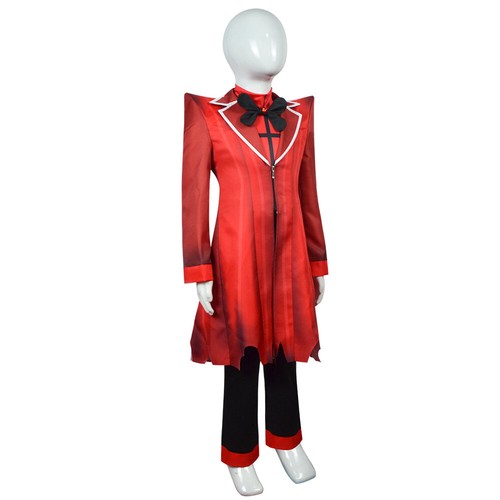 Costume cosplay bambini Hazbin Hotel ALASTOR ragazzi ragazze Halloween vestito adulto - Foto 5 di 6