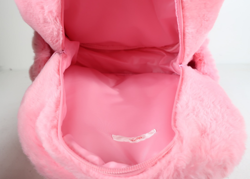 Claire's Pink Kitty Furry Backpack - Picture 3 of 16
