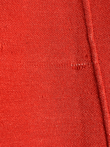 VINTAGE CHAMPION WARMUP HOSE GRÖSSE LARGE ROT 80ERer SELTENER STIL Baumwolle Acryl Mischung - Bild 10 von 12