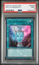 Yugioh Pot Of Generosity Ultra Rare Pot Collection TBC1-EN002 PSA 9 MINT