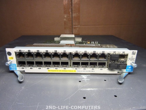 HP J8705A ProCurve 20x 1000Base-T PoE RJ-45 + 4x SFP zl Module FROM HP J8697A - Afbeelding 1 van 2