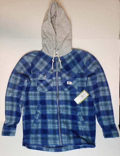 Quiksilver Men's Super Swell Hooded Fleece Zip-Up Jacket size Small - Picture 9 of 12