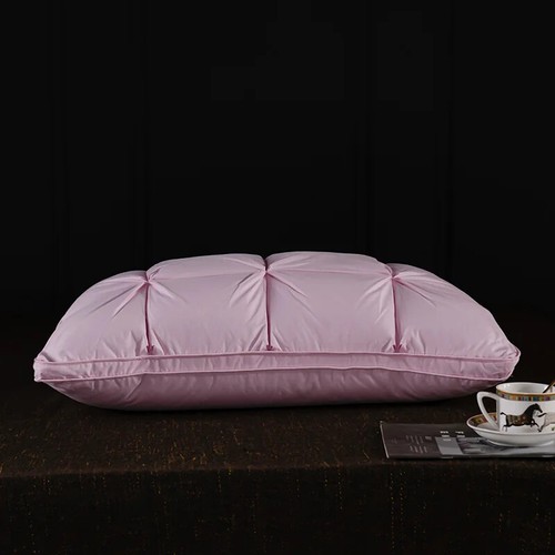 Luxury 3D Bread White Goose Down Feather Pillows Bed Pillows Soft Comfort Cover - Picture 10 of 36